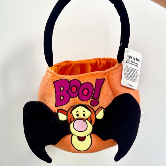Retro Tigger Boo Light Up Halloween Pumpkin 2000s Disney Store Collectible Trick - Picture 1 of 4